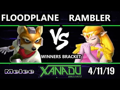 S@X 297 SSBM - Floodplane (Fox)  Vs. Rambler (Zelda) - Smash Melee Winners Round 1