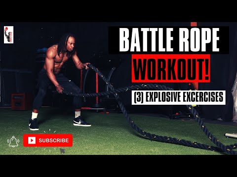 Battle Rope Workout: 3 Explosive Exercises- Knockout Fitness ATL