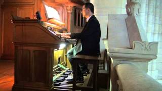Frédéric Denis l'orgue Cavaillé-Coll ND de la Croix Paris: Bach Sinfonia et Coro BWV 29