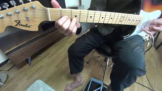 Stiff Little Fingers - Touch And Go (guitar cover - close up)