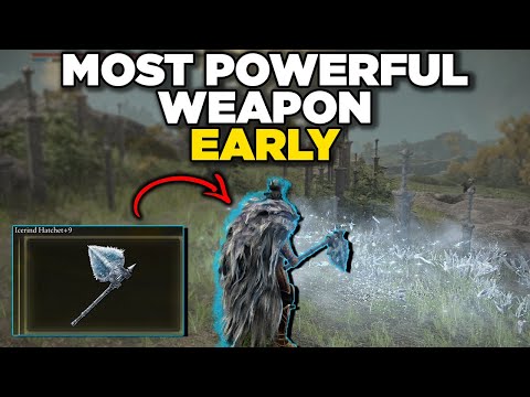 Most Powerful Weapon you can get Early - ICERIND HATCHET - Elden Ring Guide
