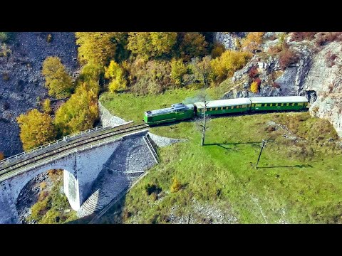 Oraviţa-Anina, cea mai veche cale ferată montană din România.