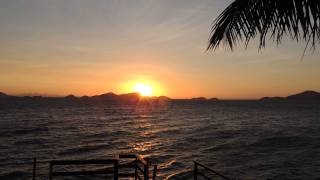 preview picture of video 'amanhecer na praia de santo antonio - mangaratiba - rj'