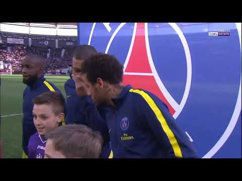 Neymar vs Toulouse 10/02/2018 skill & assist goal so Amazing
