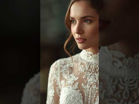 VESTIDOS DE NOIVA COM GOLA ALTA TRADICIONAIS E MODERNOS PARA VOCÊ SE INSPIRAR #1