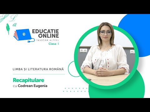 Limba și literatura română, Clasa a I-a, Recapitulare