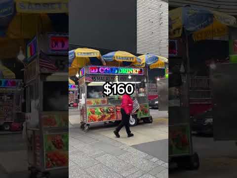 How much money do NYC hotdog stands make? Let's see! #personalfinance #education #business #step