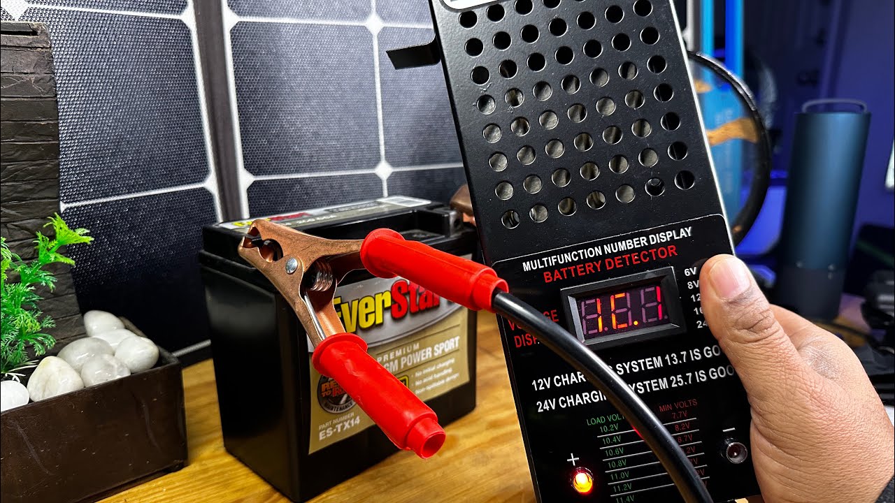 AUTTGINN 6/8/12/16/24V Battery Load Tester