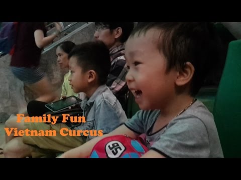 CIRCUS Family Fun for Kids Ringling Bros | Vietnam Curcus Barnum Bailey By HT BabyTV Video