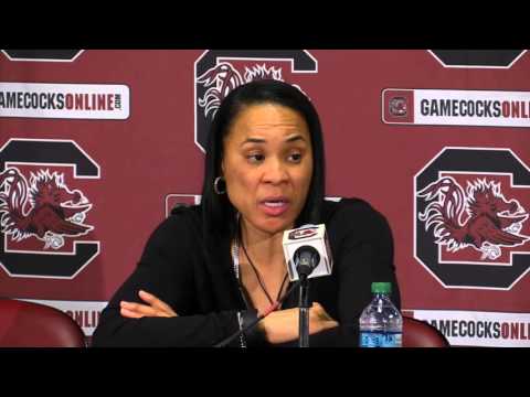 Coach Dawn Staley after win over Ole Miss