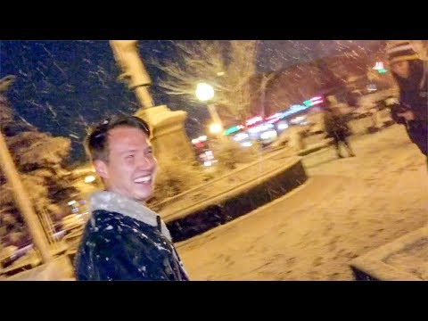 Snow Storm in Arcata, California