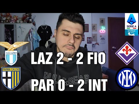 INFERMABILI..😰😨😱 6 VITTORIE DI FILA! 😳🤯🥶 POLEMICHE ALL'OLIMPICO. 🤦🏻🤷🏻 | PAR 0-2 INT / LAZ 2-2 FIO