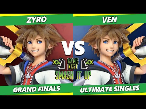 Smash It Up 31 GRAND FINALS - Zyro (Sora, Pyra Mythra, Pokemon, Hero) Vs. Ven (Sora) SSBU Ultimate