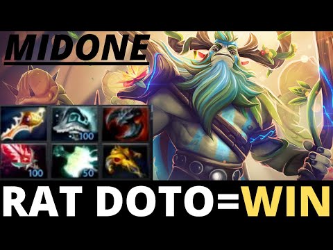 MIDONE [Nature Prophet] Divine Rapier Destroy Sumail & N0tail 7.24 Dota 2