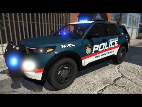 GTA 5 LIVE PD - LSPD 2020 Ford Explorer - LSPDFR 0.4.6