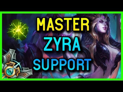 MASTER AFTERSHOCK ZYRA SUPPORT SEASON 8  - League of Legends