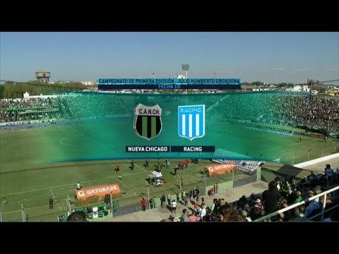 Fútbol en vivo. Nueva Chicago - Racing. Fecha 10 Torneo de Primera División. FPT.