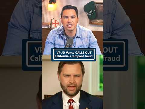 VP JD Vance CALLS OUT California's rampant fraud
