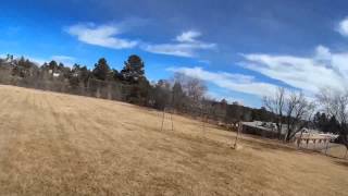 preview picture of video 'WLToys 262 flight over Pueblo Complex in Los Alamos New mexico. HD.  A raven checks out.'