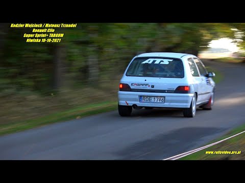 Kedzior Wojciech / Mateusz Trznadel - Renault Clio - Super Sprint+ TARGUM Niwiska 10-10-2021