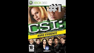 Livestream; CSI: Hard Evidence (XBox 360) Part 1