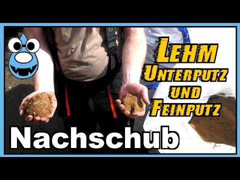 Nachschub👍‍‍😀 Lehm Unterputz und Feinputz