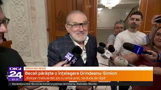 Becali dezvăluie ce i-ar fi mărturisit Grindeanu în timpul votului pentru Guvernul Veștea
