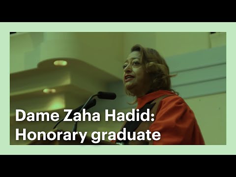 Dame Zaha Hadid - Honorary Graduate