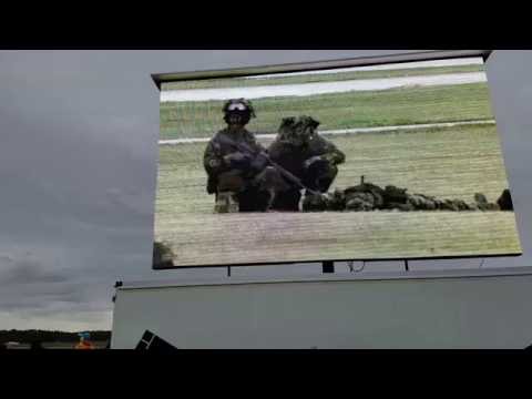 Luftlandssättning på flygdagarna 2016,  Malmen.