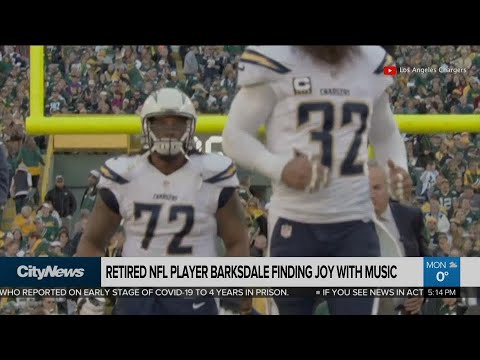 Retired NFL player Barksdale finding joy with music