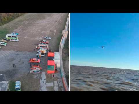 Buscan una embarcación que desapareció con cinco hombres a bordo en el Río de la Plata