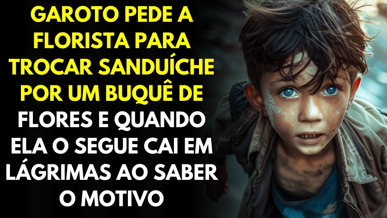 Garoto Pede a Florista Para Trocar Sanduíche Por Um Buquê De Flores e Quando Ela o Segue
