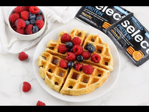 VIRAL One Carb Waffles | PEScience Snickerdoodle Protein Powder Recipe