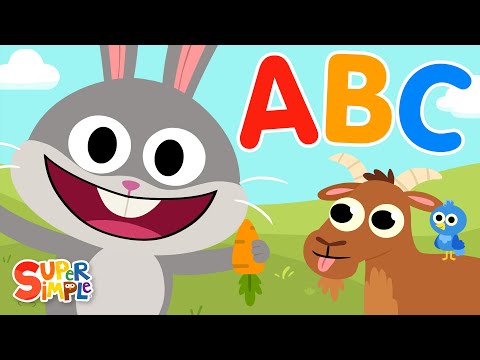 ABC Hop! 🐰 |  | Kids Alphabet Song for Spring | Super Simple ABCs