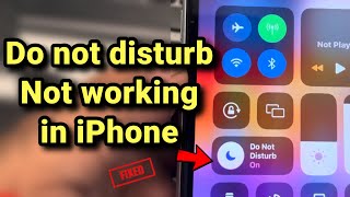 Do not disturb mode is not working on iPhone : Fix