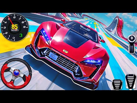 Impossible Sport Car Racing 3D Simulator - Extreme Mega Ramp Car Stunt Driving - Android GamePlay