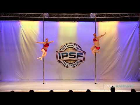 Doubles Denis Terrones & Maria Gatell of Spain - IPSF World Pole Sports Championships 2018