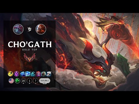 Cho'Gath Top vs Gragas - NA Grandmaster Patch 12.12