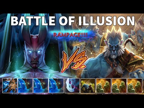 Battle of illusion | Rampage Terrorblade vs Phantom Lancer - DOTA 2