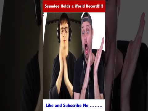 Ssundee Holds a World Record !!!!!!!!!!!! #shorts
