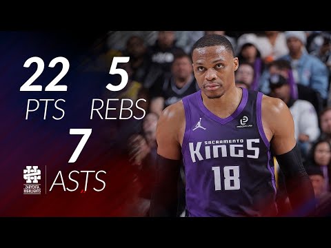 Russell Westbrook 22 pts 5 rebs 7 asts vs Lakers 25/26 season