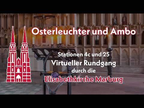 4c+25 Der Osterleuchter und der Ambo