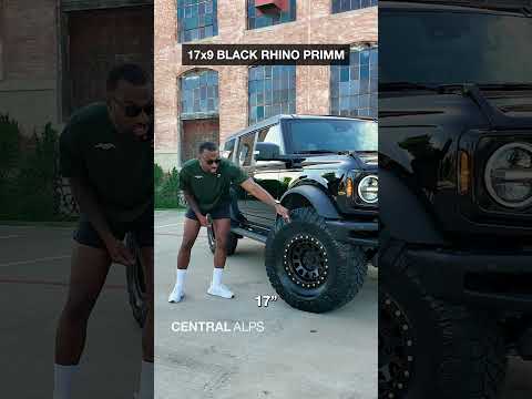 2023 Ford Bronco Wildtrak With 1.5" ReadyLift and 17x9 Black Rhino Wheels
