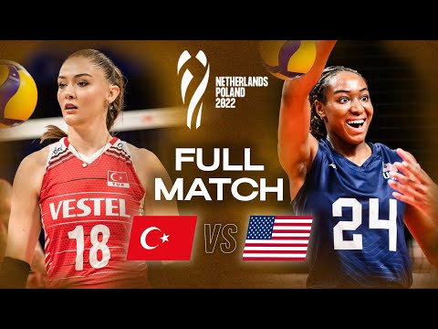 USA 🇺🇸 vs. Türkiye 🇹🇷 - Women's World Championships 2022 | Full Match - Pool Play | Volleyball