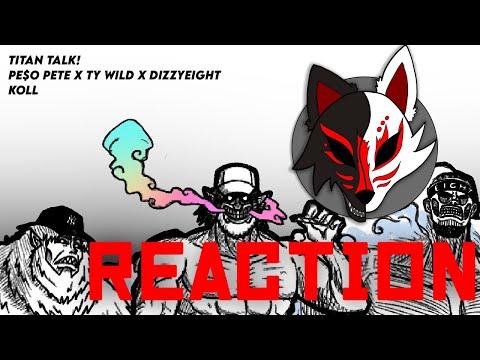 PE$O PETE x TY WILD x DIZZYEIGHT - TITAN TALK! (OFFICIAL LYRIC VIDEO) [ATTACK ON TITAN] REACTION!!