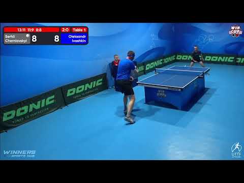 01:30 Serhii Cherniavskyi (3:0) Oleksandr Ivashkin West 5 WIN CUP 20.10.2022 | TABLE TENNIS WINCUP