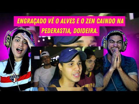 REACT Zen & Free vs Alves & Draw - Tema o Zen não tem flow - Batalha de Rap do Museu Epica