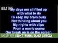 Nikki Ponte - I Don't Wanna Dance (Lyrics ...