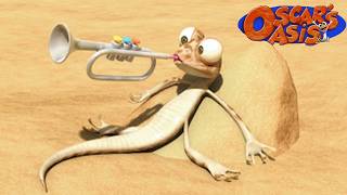 Oscar Enjoying to Play The Trumpet | Oscar's Oasis Kids Cartoons