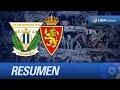 Resumen de CD Leganés (1-1) Real Zaragoza